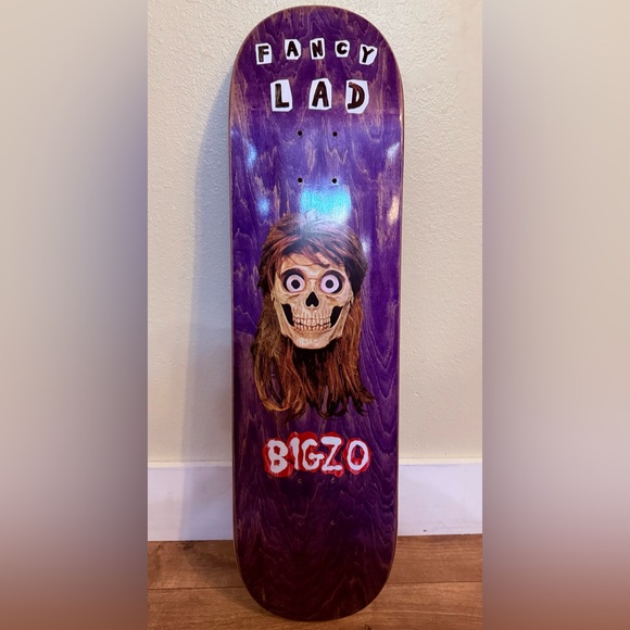 Fancy Lad Skateboards Lad Bigzo “Head” Skateboard Deck 8.25 Custom grip Tape Job - Picture 2 of 5